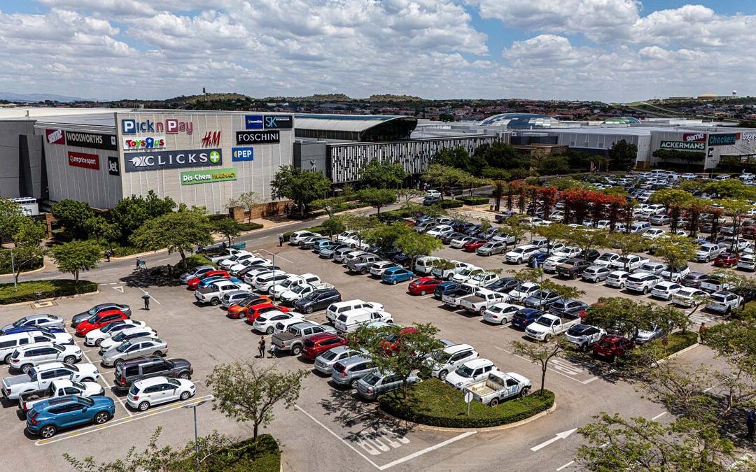 Busy Mall of the North in Polokwane on Black Friday 2024