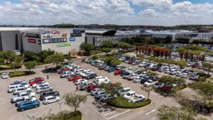 Busy Mall of the North in Polokwane on Black Friday 2024