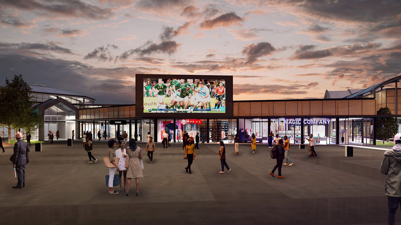 Boardwalk Mall expansion perspective image